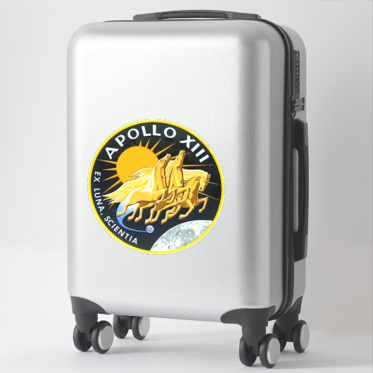 Autocollant Apollo 13 (Sur valise)