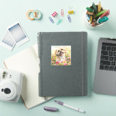 Autocollant aquarelle Lhassa Apso (Couverture iPad)