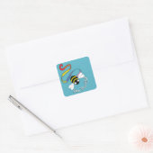 Autocollant Arc-en-ciel Bee-You-tiful (Enveloppe)