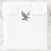 Autocollant argent abstrait Luxe (Sac)