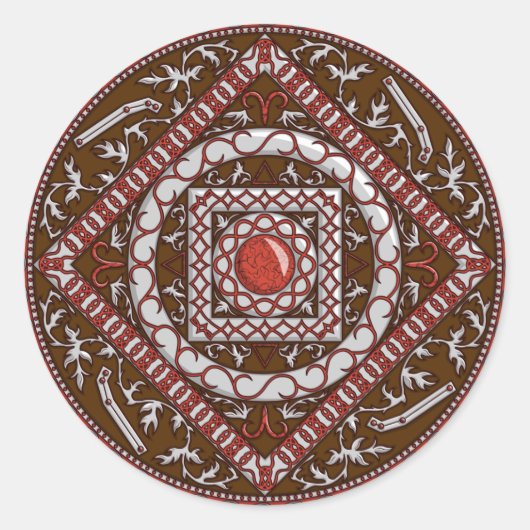 Autocollant Aries Mandala (Devant)