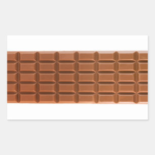 Autocollant arrière - plan de la barre de chocolat