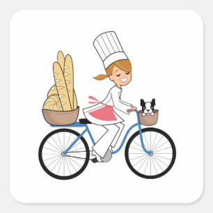 Autocollant Art Chef Vélo