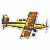 Autocollant Art d'avion Old Prop (Devant)