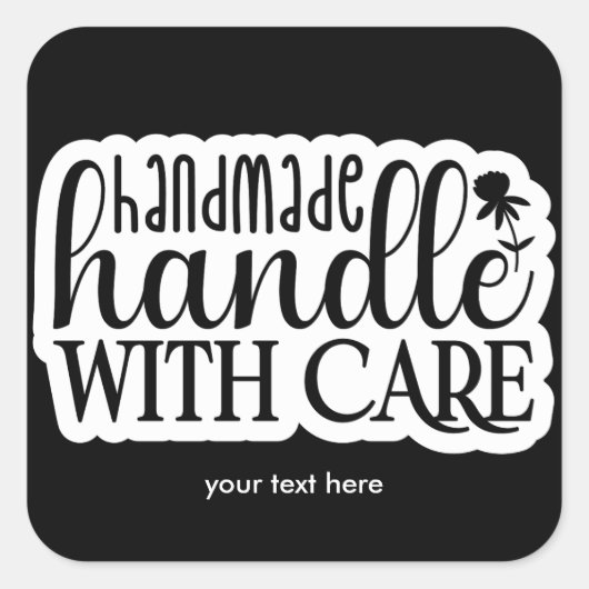 Autocollant artisanal (Devant)