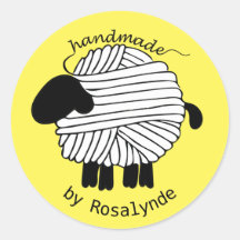 Autocollant "artisanal par" pour mouton à fils