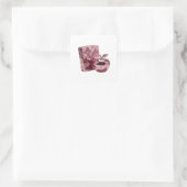 Autocollant artisanat abstrait argent joyeux (Sac)