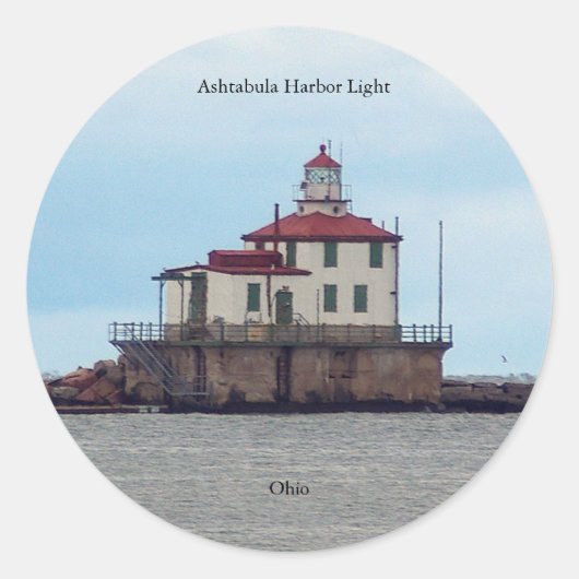 Autocollant Ashtabula Harbour Light (Devant)