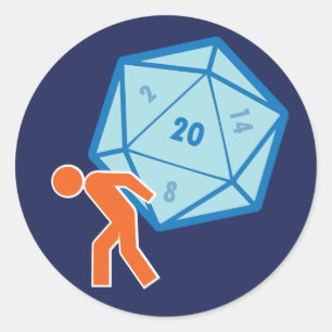 Autocollant Atlas D20