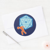 Autocollant Atlas D20 (Enveloppe)