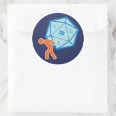 Autocollant Atlas D20 (Sac)