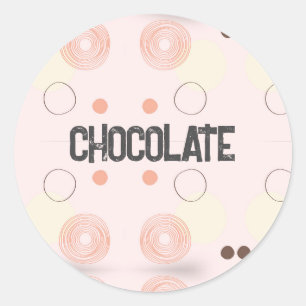 Autocollant au chocolat