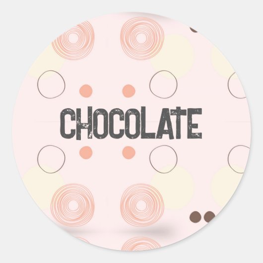 Autocollant au chocolat (Devant)
