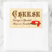 Autocollant au fromage maison personnalisé (Sac)