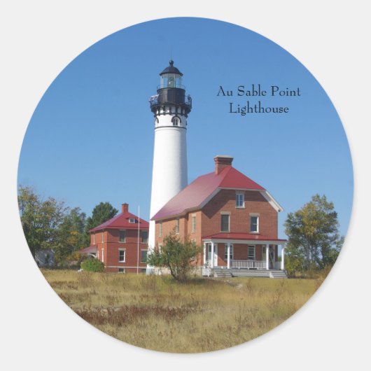 Autocollant Au Sable Point Lighthouse (Devant)