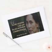 Autocollant Aung San Suu Kyi (Enveloppe)