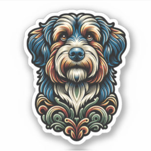 Autocollant Aussiedoodle Vinyl Waterproof