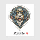 Autocollant Aussiedoodle Vinyl Waterproof (Feuille)
