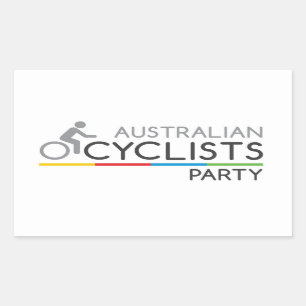 Autocollant australien de partie de cyclistes