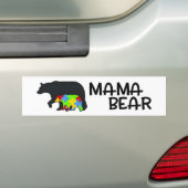 Autocollant Autism Mama Bear Vinyl Decal - Camion (En voiture)