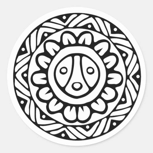 Autocollant autochtone Borikén (Devant)