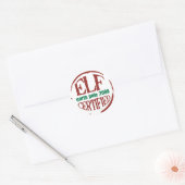 autocollant autocollant certifié elf (Enveloppe)