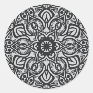 autocollant, autocollant de design d'art mandala,
