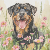 Autocollant – Autocollant Rottweiler (Devant)