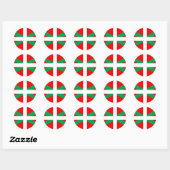 Autocollant avec Drapeau Basque "Ikkurina" (Feuille)