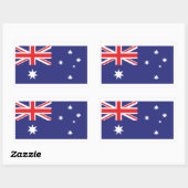 Autocollant avec drapeau national australien (Feuille)