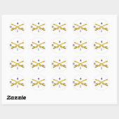 Autocollant avec insigne 4cv, 4, 1, B (Feuille)