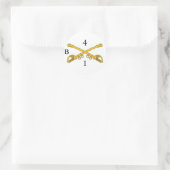 Autocollant avec insigne 4cv, 4, 1, B (Sac)