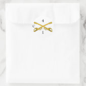Autocollant avec insigne 4cv, 4, 1, C (Sac)