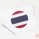 Autocollant avec le drapeau de la Thaïlande (Enveloppe)