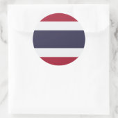 Autocollant avec le drapeau de la Thaïlande (Sac)