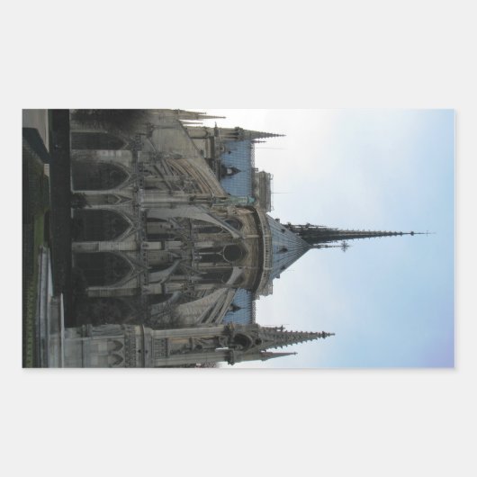 Autocollant avec Notre Dame de Paris (Devant)