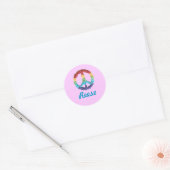 Autocollant avec signe de paix (Enveloppe)
