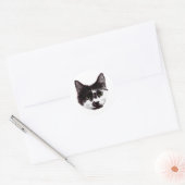 Autocollant avec un Regard Fixe | Autocollant de C (Enveloppe)