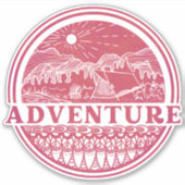 Autocollant aventure (Devant)