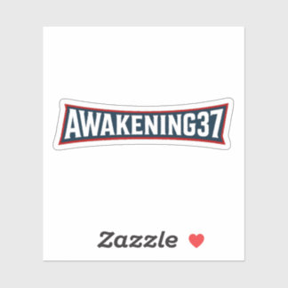 Autocollant Awakening37 – Frappez la marque. Scell