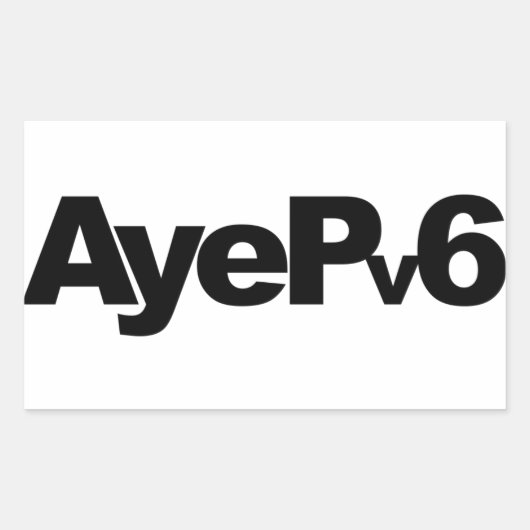 Autocollant AyePv6 (Devant)