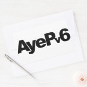 Autocollant AyePv6 (Enveloppe)