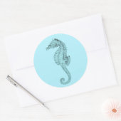 Autocollant Azure Seahorse (Enveloppe)