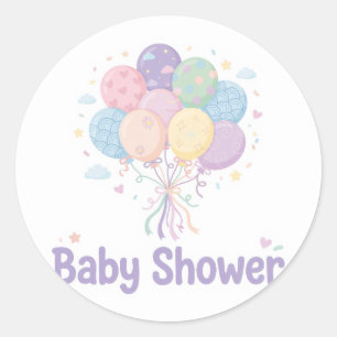 Autocollant Baby Shower