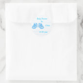 autocollant baby shower (Sac)