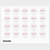 Autocollant Baby Shower Sprinkle (Feuille)