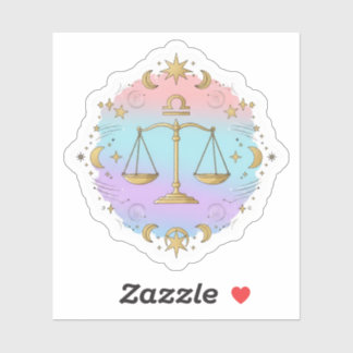 Autocollant Balance Zodiaque Céleste Astrologie