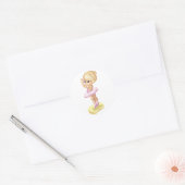 Autocollant Ballerina Girl (Enveloppe)