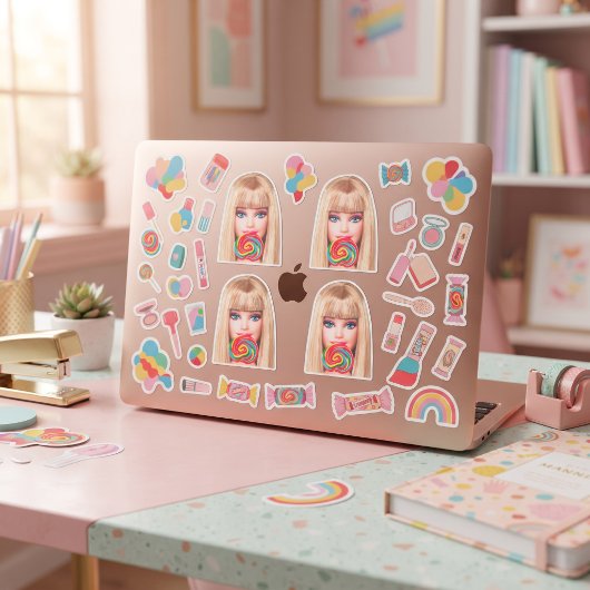 Autocollant Barbie
