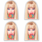 Autocollant Barbie (Devant)
